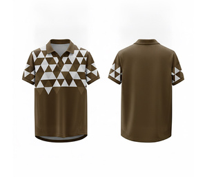 เสื้อยืดออกกำลังกายแบบสั้นระบายอากาศได้ดี พิมพ์ลายแบบซับลิเมชั่น สำหรับกีฬา |   ไซส์ผู้ชาย ผู้หญิง ผู้ใหญ่ |   น้ำหนักเบา แห้งเร็ว - Product Image 4