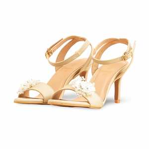 Sandale à talon formelle fauve FR5384 - Product Image 3