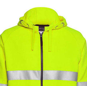 Sudadera con Capucha de Seguridad Reflectante de Alta Calidad para Hombre, Chaqueta de Trabajo de Manga Larga para Construcción - Product Image 4