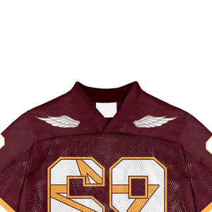 Best Price Breathable Quick Dry American Football Jersey 2026 New Arrival Custom Youth Crop American Football Jersey <b>For</b> women - Product Image 4