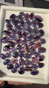Meilleures ventes : Pierre naturelle de fluorite et jaspe Noreena pour pendentifs, perles, décoration en cristal, cadeaux et projets d'artisanat – Disponible - Product Image 2