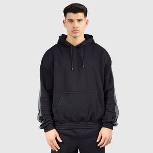 Nouveautés – Sweats à capuche unisexes 100 % coton, en polaire unie, style streetwear personnalisé, manches classiques, respirants - Product Image 6