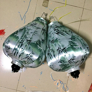 Silk Lanterns Handmade Bamboo Silk Lanterns Decorative Lighting For Restaurant Hotel Garden Vietnam Silk Lanterns - Product Image 4