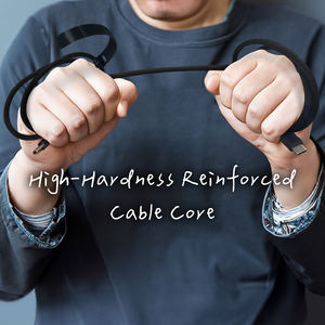 Cable de Carga Rápida Tipo-C de 240W, Durable, con Trenzado de Cobre Puro y Revestimiento de PVC, 0.3M, para Autos, Teléfonos Móviles Android/iOS, Computadoras y Bancos de Energía - Product Image 2