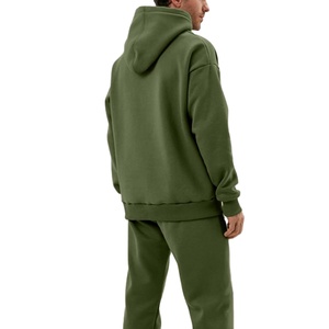 Best Quality <b>Men's</b> Tracksuits Blank Hooded Custom Logo Drawstring <b>Loose</b> <b>Fit</b> Two Piece <b>Jogger</b> Set on Very Reasonable Prices - Product Image 1