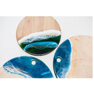 Tabla de cortar madera con decoración Natural, fabricante de resina, logotipo personalizado y tamaño con pulido, gran oferta - Product Image 4