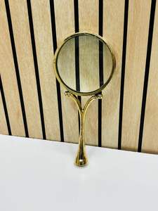 Loupe de poche de 3 pouces entièrement en laiton avec poignée en métal massif |   Loupe d'inspection optique classique - Product Image 6