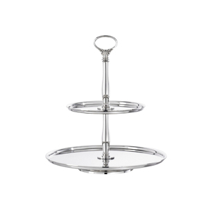 Stylish 2 Tier Metal <b>Cake</b> <b>Stand</b> ith Handle Dessert Display Rack <b>for</b> Wedding Party Birthday Cupcake Display <b>Stand</b> On <b>Sale</b> - Product Image 2