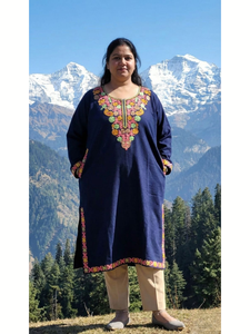 Auténtico Kaftán de Invierno Kashmiri Pheron de Safaa - Product Image 4