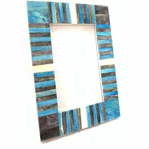 กรอบรูปไม้ลายฝังกระดูกอินเดียสุดหรู สำหรับตกแต่งบ้านและโรงแรม กรอบรูปตกแต่งบ้านที่ไม่เหมือนใคร - Product Image 2