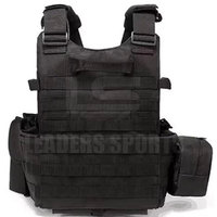 Gilet tactique sans manches au design unique - Léger, anti-coupure, résistant à la chaleur, réfléchissant, en polyester/nylon de haute qualité
