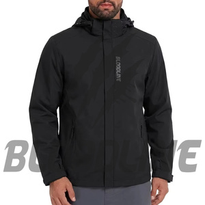 Chaqueta Softshell Impermeable de Manga Larga para Hombre BLOODLINE, Ropa Deportiva para Exteriores, Abrigo de Invierno con Logotipo Estampado en la Parte Delantera - Product Image 1