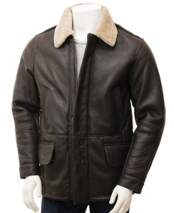 Chaqueta de Cuero Vintage Informal Nueva para Hombre, Diseño de Primavera, Chaqueta de Cuero PU con Bolsillos para Motociclista - Product Image 1