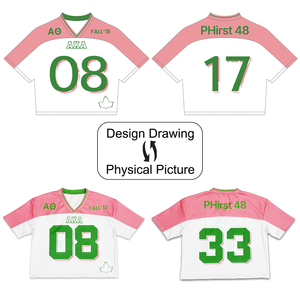 Camisetas de Béisbol Personalizadas para Hombre, Uniformes Bordados con Logotipo, 100% Poliéster, Camisetas Deportivas de Fútbol - Product Image 5