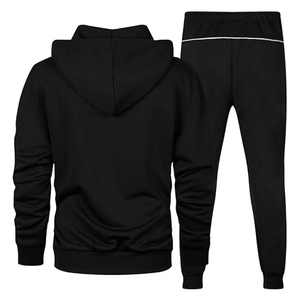 Mens Cotton Fitness Tracksuit Outfit Hoodie and Jogger Pants Casual <b>Athletic</b> Sportswear Daily Wear - Product Image 2