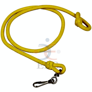 Factory Plain Whistle Cord Lanyards for Promotion & Security Uniform Whistle Cords Supply with <b>Chrome</b> / Gold <b>Hook</b> - Product Image 6