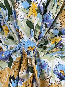 Vestido Kaftán Informal de Verano con Estampado Floral Tropical, sin Mangas, de Algodón, para Mujer, Playa, Asia, Islas del Pacífico, Vertexindiacorp - Product Image 2