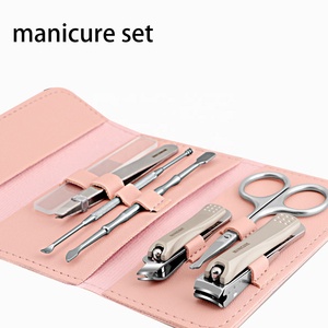 Professional High Quality Classic Stainless Steel <b>Manicure</b> Pedicure <b>Kit</b> 5 in 1 Nail Care Tools Set with Portable Case for Adults - Product Image 4