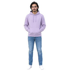 เสื้อสเวตเชิ้ตมีฮู้ดสีเขียวมะกอกสำหรับผู้ชาย ทรงปกติ ผ้าฝ้ายฟลีซ สไตล์ลำลองสำหรับฤดูใบไม้ร่วง ดีไซน์กระเป๋า แขนเสื้อปกติ - Product Image 6