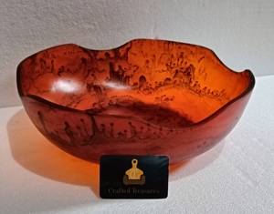 Bol de service en résine tourbillonnée personnalisé pour la décoration intérieure, vaisselle, bols à salade et à fruits, prix direct usine - Product Image 1