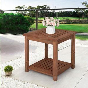 Tavolino Laterale in Legno Carbonizzato e Vetro 18170746, Design Moderno e Minimalista per Soggiorno e Ufficio - Product Image 2