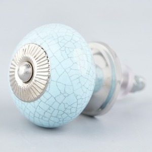 Ba <b>Ceramic</b> Metal Cabinet <b>Knobs</b> Crackle Finish Traditional Kitchen Bedroom <b>Drawer</b> Handles Durable Eco-Friendly Furniture Hardware - Product Image 1