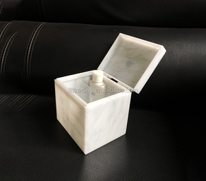 Scatola regalo in marmo con coperchio organizzatore di lusso in <span class=keywords><strong>Plexiglass</strong></span> da banco - Product Image 1