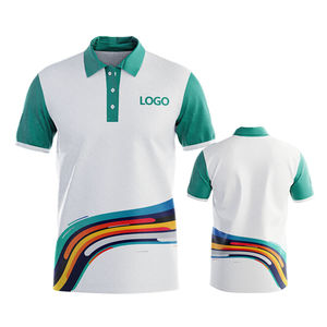 Polo Sublimado para Hombre, Manga Corta, con Botones, para Golf, con Logotipo Bordado Personalizado - Product Image 5