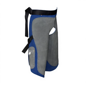 Protège-jambes de fermeur en daim de vachette personnalisé, réglable, robuste, pour le soin des sabots et la protection des jambes des chevaux - Product Image 6