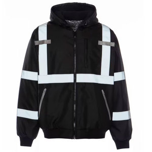 เสื้อฮู้ดสะท้อนแสงสำหรับงานกลางแจ้ง ให้ความอบอุ่น ป้องกันภัย มองเห็นได้ชัดเจน เหมาะสำหรับใช้งานประจำวัน - Product Image 1