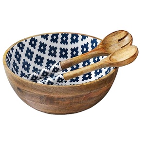 Cuencos de madera personalizados para servir Ventas de Fábrica mezclar ensalada sopa Acacia cuenco de madera frutero - Product Image 1
