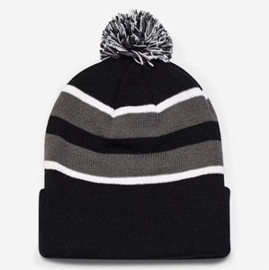 Custom <b>Winter</b> <b>Hats</b> for Ladies Sports <b>Winter</b> <b>Hats</b> for Men Jacquard Beanie Cap with Pom Pom Acrylic Hockey Sports Beanie <b>Hat</b> - Product Image 6