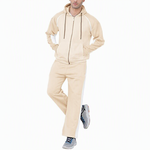 Conjunto Deportivo de 2 Piezas para Hombre, Sudadera con Capucha y Pantalones, Color Azul y Blanco, Estilo Casual y Deportivo para Otoño - Product Image 3