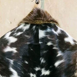 Chaqueta de Cuero Auténtico de Piel de Vaca, Estilo Camionero, Hecha a Medida, Resistente al Viento, para Invierno, con Pelo de Vaca - Product Image 6