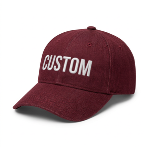 Men's <b>Dad</b> <b>Hat</b> Custom Embroidery Cotton Baseball Cap Adjustable Casual Streetwear Fashion Wholesale Clothing Supplier - Product Image 3