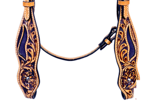 Bridons de cheval personnalisés, confortables, de style western professionnel, pour la course, avec logo personnalisé, au prix de gros - Product Image 3