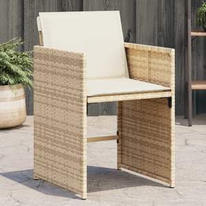 Chaise de patio beige pour jardin, pour la détente en plein air - Product Image 1