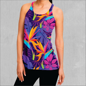 เสื้อกล้ามผู้หญิงสไตล์ลำลอง ระบายอากาศ แห้งเร็ว เป็นมิตรกับสิ่งแวดล้อม พิมพ์ลายดิจิทัล โลโก้ด้านหน้า ผ้าฝ้าย 100% คุณภาพสูง - Product Image 1