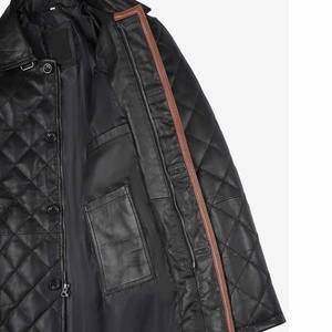 HIGH QUALITY PREMIUM LEATHER LONG <b>COAT</b> VERY CLASSY AND COOL - Product Image 6