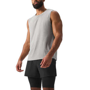 Débardeur de sport pour homme, sans manches, respirant, personnalisé avec logo, haute qualité, pour la course et l'entraînement - Product Image 1