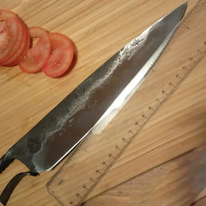 Cuchillo de Cocina Multifuncional Burraq, Hecho a Mano, Personalizado, Estilo Medieval, Forjado en Acero al Carbono, Hoja No Ajustable - Product Image 6