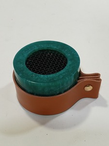 Resin Mini Bakhoor Burner with Leather Strap Hand-Made Eco-Friendly Indian Aromatic Incense Holder Summer All-Season Use - Product Image 3