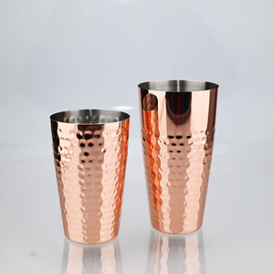 Coctelera Profesional Personalizada de Acero Inoxidable Martillado, 500ml/700ml, para Bar - Product Image 2