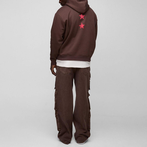 Sweat à capuche en coton 100% de haute qualité pour impression en relief, design oversize attrayant, séchage rapide, style hiver pour homme - Product Image 3