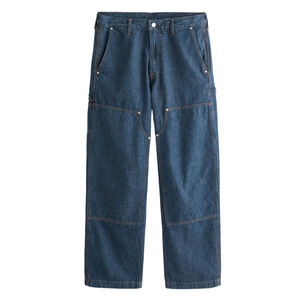 Pantalones Cargo de Mezclilla de Algodón con Lavado Ácido, Estilo Streetwear, de Alta Calidad OEM, con Múltiples Bolsillos, Corte Holgado y Recto para Hombre - Product Image 6