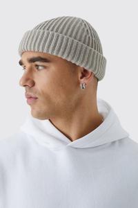 Gorro de Punto Acanalado con Logotipo Personalizado para Hombre, Gorro de Invierno Cálido con Borde, Tejido de Primera Calidad, Gorros Unisex al por Mayor - Product Image 5