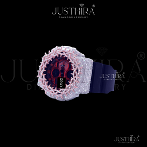 Reloj de Diamantes de Lujo, Moderno, con Halo de Llama, Diamantes VVS Premium, para Hombre o Mujer, Estilo Hiphop, Unisex, al Mejor Precio - Product Image 3