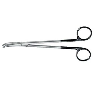 กรรไกรผ่าตัดแบบโค้ง Supercut Fomon ทำจากสแตนเลสสตีล ใช้ซ้ำได้ ด้ามจับสีดำเคลือบซาติน - Product Image 2