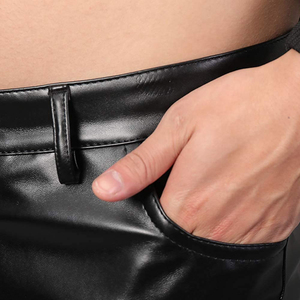 กางเกงหนังคุณภาพดีที่สุดสำหรับผู้ชาย ผลิตจากโรงงาน รับสั่งทำ กางเกงขายดีสำหรับผู้ชายในราคาขายส่ง พร้อมโลโก้ของคุณเอง - Product Image 6