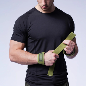 Sangles de levage professionnelles en néoprène antidérapantes pour la musculation et les entraînements en salle de sport, sangles de poignet personnalisées pour le fitness - Product Image 5